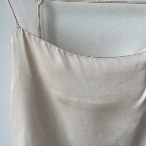 NWT ASTR THE LABEL Pearl  white camisole with open back and strappy‎ details S - Picture 4 of 8